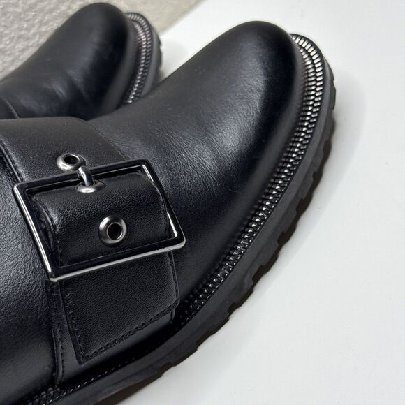 Blondo Boots Camila Women Ankle Waterproof Black Zip Buckles Zip Black Size 7 M - Picture 3 of 15